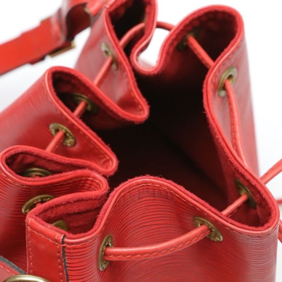 Louis Vuitton Petit Noe Drawstring Castelian Epi Red Shoulder Bag LV - Picture 7 of 7